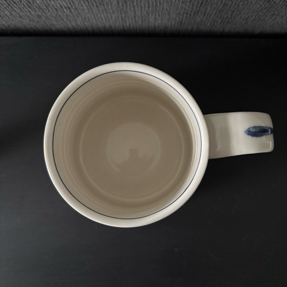 ANTHROPOLOGIE | Molly Hatch Unicorn Icon Mug Stoneware Blue White EUC - Picture 4 of 5